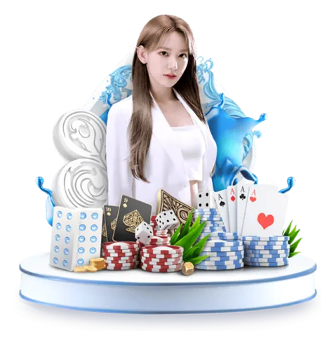 Sảnh casino trực tuyến sang trọng với dealer xinh đẹp